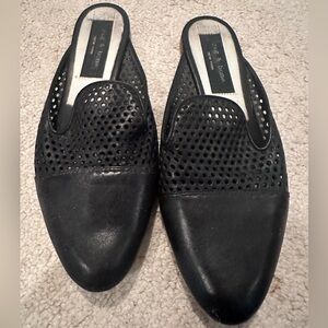 Rag & Bone perforated leather  slides very worn size 7